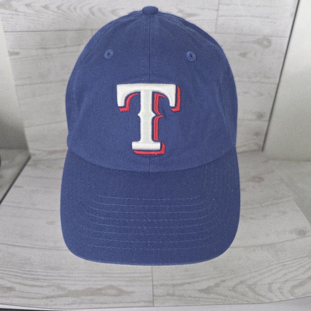 Texas Rangers Adults Blue Adjustable Snapback Cap